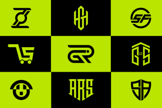 do premium monogram and modern minimal initial letter logo design