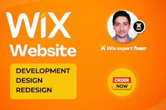 build wix website, wix website design, wix website redesign, online store