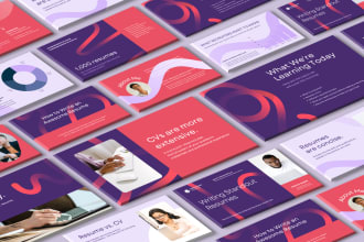 create professional pitch deck, keynote and business powerpoint presentation