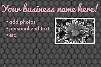 create a personalized graphic for your business