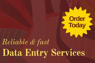 do accurate excel data entry, web scraping, data mining, or find emails address