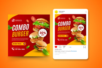 design restaurant flyer or poster, food menu with very fast delivery