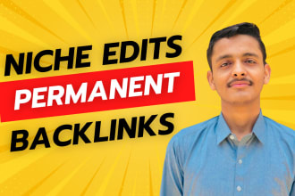 do niche edit link insertion, SEO backlinks blogger outreach