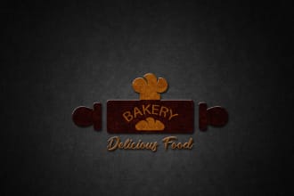 design a creative restaurant, bakery or food logo