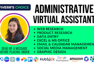be your personal administrative virtual assistant