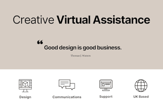 be your dedicated creative virtual assistant