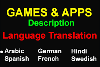 do localization for games and apps using high search volume localize keywords