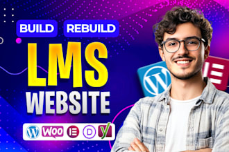 build a wordpress lms website using learndash, learnpress or buddyboss
