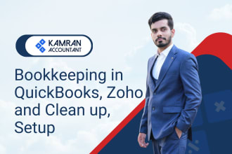 do setup, clean up, bookkeeping in quickbooks online