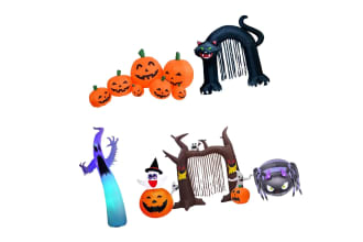 do hand lettering halloween tall  candy clown logo in my style