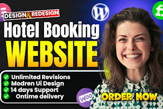 create online appointment booking and hotel booking wordpress website