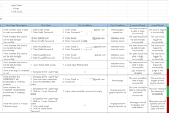 test your website or apps functionality, test cases and bug report