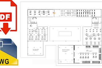 convert pdf, blueprint sketch, jpg to autocad, cad,dwg, png, psd
