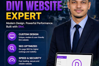 build a professional wordpress website with divi theme and divi builder