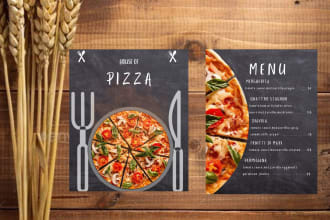 design a professional menu for your restaurant or coffee shop