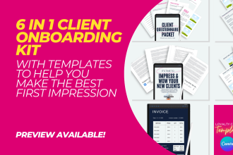 provide a seamless client onboarding template pack