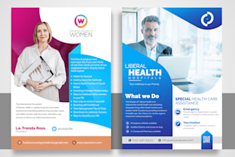 design professional corporate flyer and business flyer