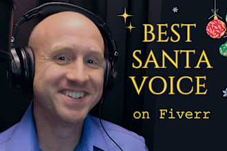provide a classic american santa claus voice