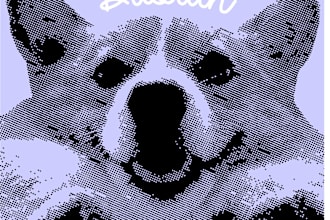 draw a pet and make it a halftone image