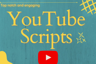 write the best engaging celebrity scripts for your youtube channel