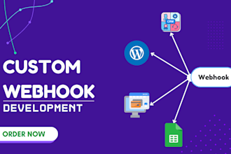 develop top quality custom webhook