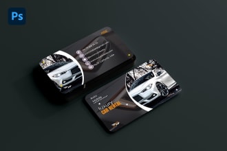 do minimalist,luxury business card and logo design 10 hours