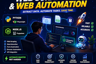 web scraping and automation python playwright puppeteer node js