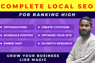google my business optimization and local listing seo for top ranking