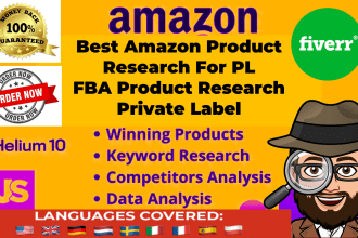 do best amazon product research for pl, fba product research private label
