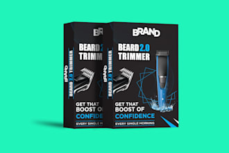 make outstanding custom amazon product box packaging design