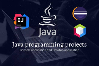 do java console java gui javafx java swing oop data structures java projects