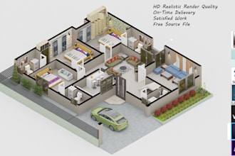 create 3d floor plans of houses apartments and offices