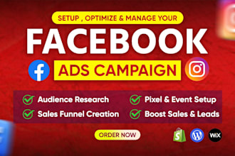setup facebook ads, instagram ads campaign, fb marketing, fb advertising