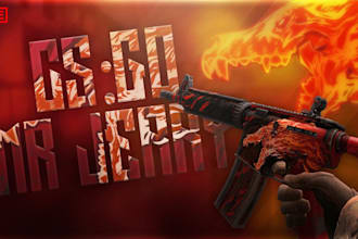 design attractive gaming thumbnail for youtube very fast