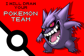 draw your pokemon team