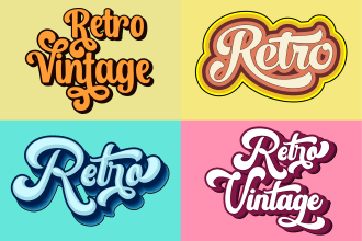 design 3d 70s 90s retro vintage typography t shirt, hand lettering text logo