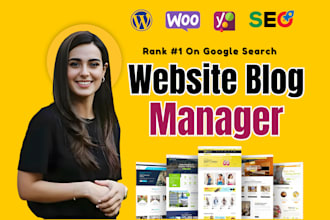 manage your wordpress website and blog with SEO