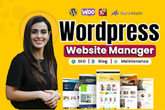 manage your wordpress website and blog with SEO and maintenance