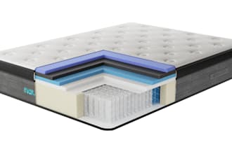 create 3d mattress furniture exploded, anatomy, section view