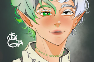 fantasy and stylized portrait