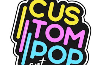 do make an modern custom colorful logo