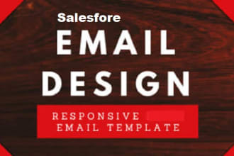 create salesforce custom email template design