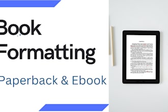 book formatting and layout design for self publishing