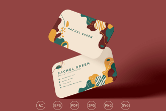design an artistic business card for you