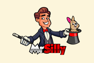 do company logo creation and cartoon character for business