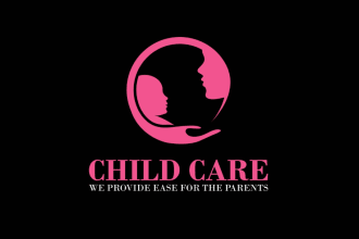 design creative childcare logo with new concept in 1 day