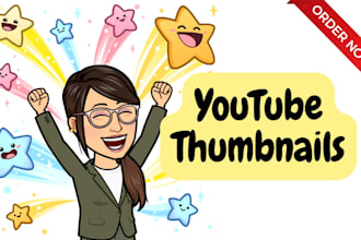 design amazing clickbait youtube thumbnail