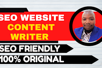 be your impeccable SEO website content writer and copywriter