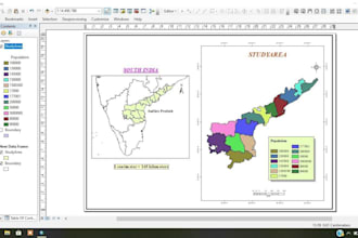 location maps or geotagging or spatial distribution of parameters
