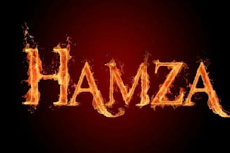 write your name with fire fonts